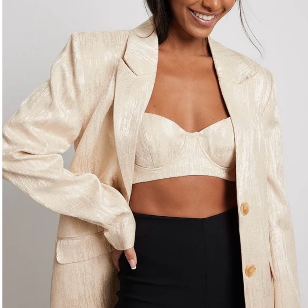 Gold Bralette Top